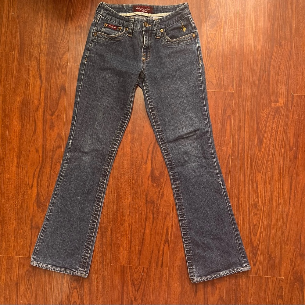 Baby Phat low-rise flare jeans